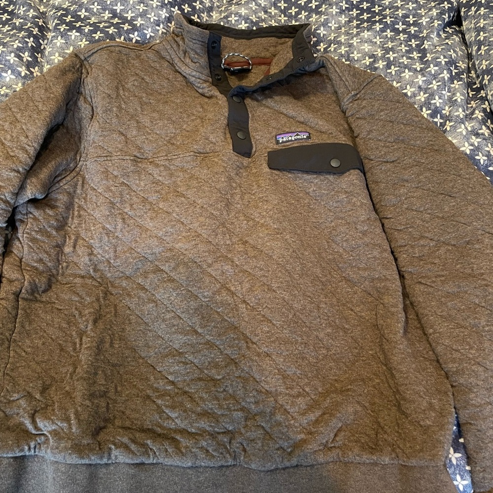 Patagonia Brown Quilted Pullover